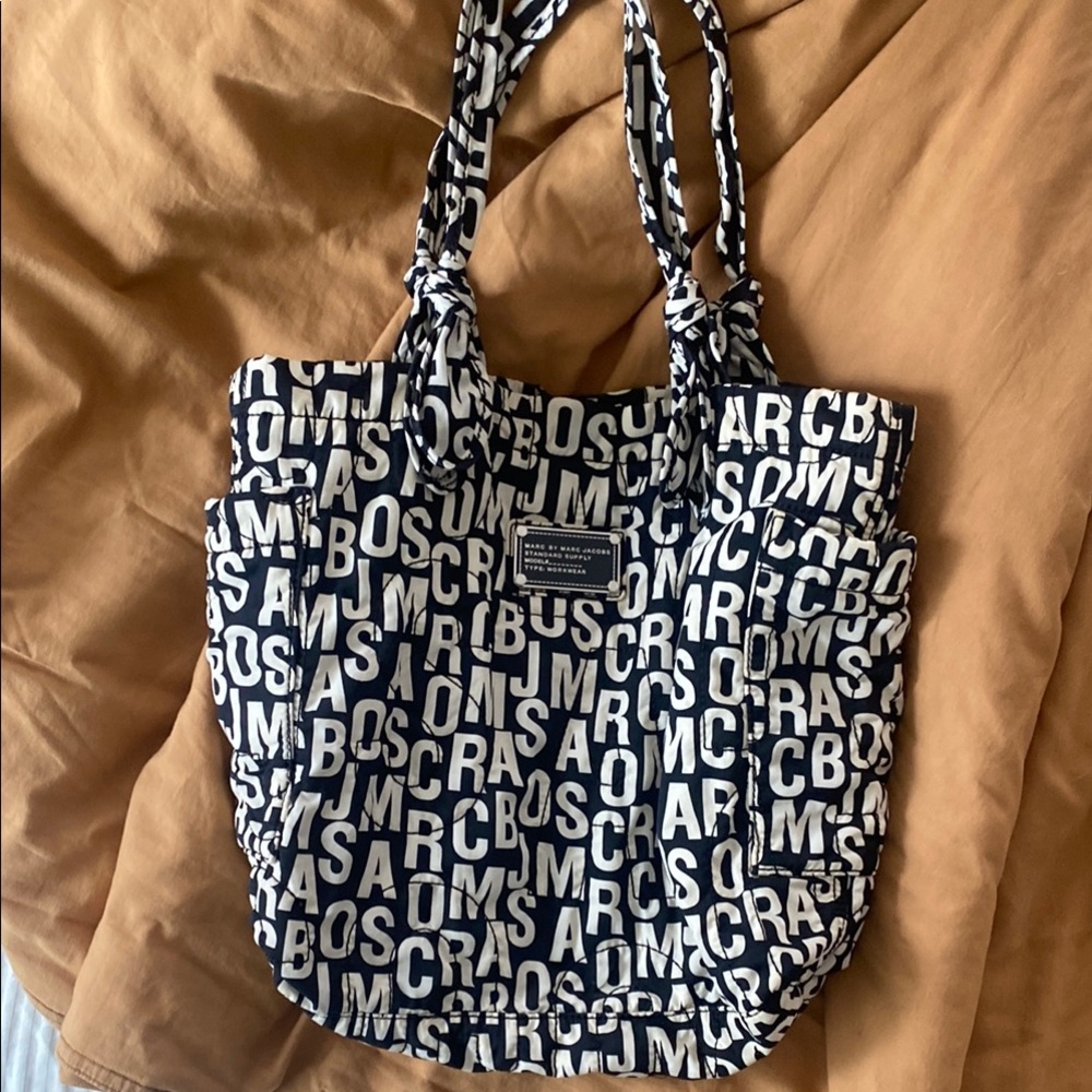 Marc Jacobs Black and White Tote Bag